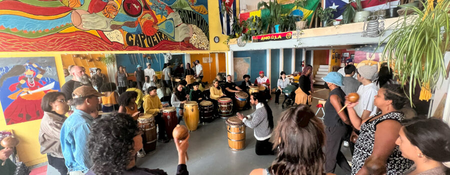 Closing of the Puerto Rican Bomba Percussion Workshop